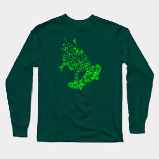 GreenSkinMango g’mangos GreenSplatSkate Long Sleeve T-Shirt